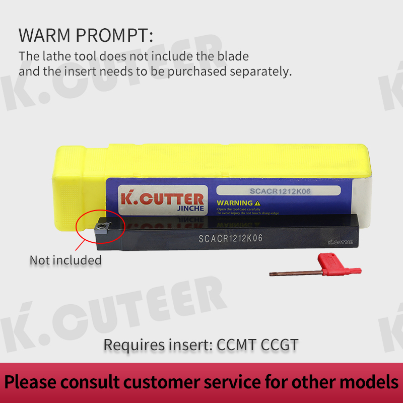 SCACR1010K09 SCACR1212H09 SCACR1616H09 External Turning Tool Holder CCMT Carbide Inserts 