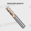 Tungsten Steel Straight Shank Milling Cutter CNC Machines Tools Alloy Coating Carbide