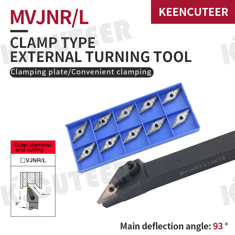 MVJNR2020K16 MVJNR1616K16 MVJNR2525M16 External Turning Tool Holder 