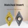 Tungsten Steel Cutter Bar Internal Hole Turning Tool DCMT Carbide Blade Lathe