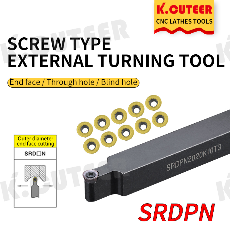 CNC machining SRDPN turning tools, external turning tools and RPMT/RPGT carbid