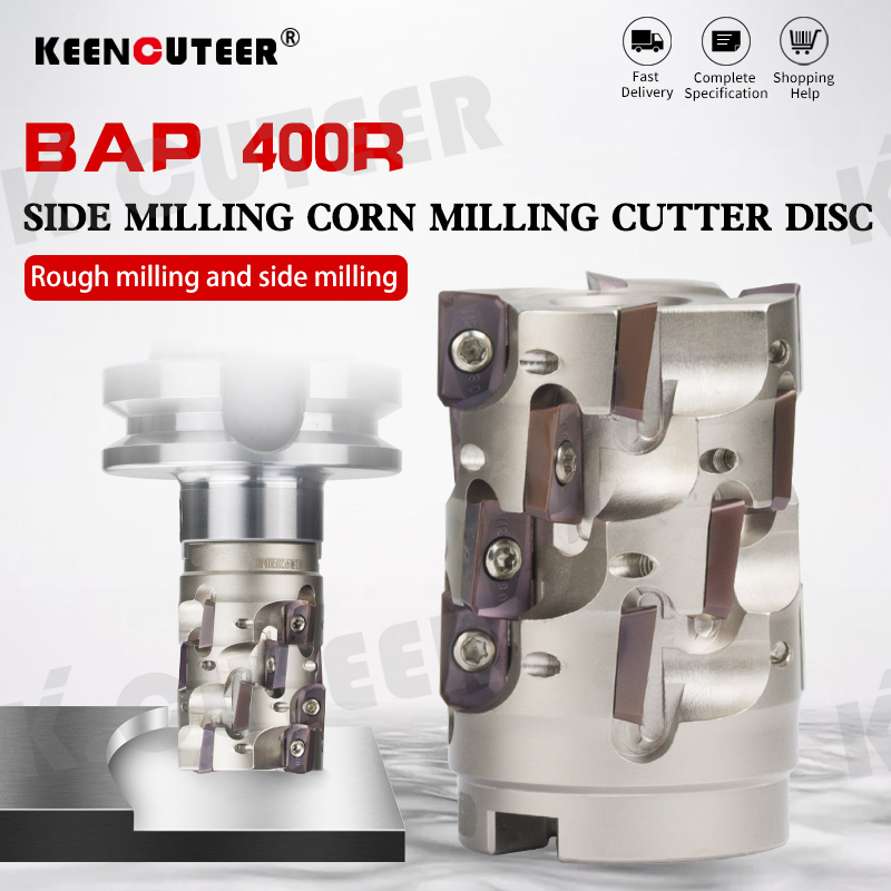End Face CNC Milling Cutter Disc Helical Milling Cutter Bar Corn Cob Insert APMT1604