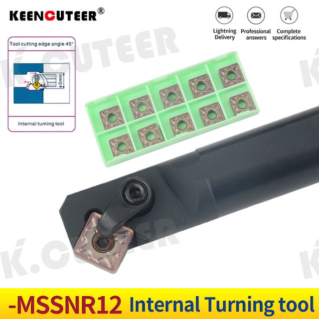  S20R-MSSNR12 S25S-MSSNR12 Internal Turning Tool Holder SNMG Carbide Inserts