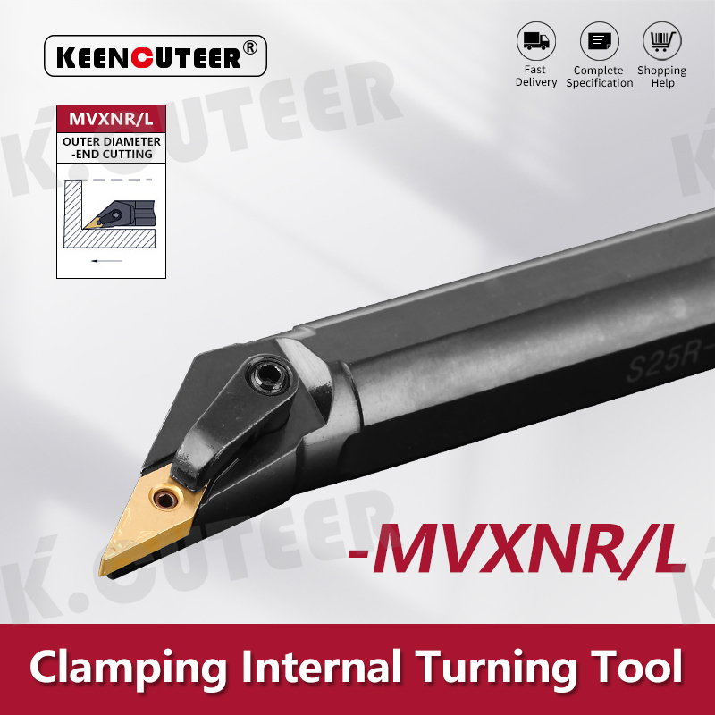  Internal Turning Tool Holder VNMG16 Carbide Inserts Lathe Bar CNC Cutting Tools 