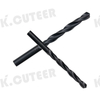 Twist Drill Bit Black Coated Straight Shank Drill Bit Machine Use Or Hand Tools