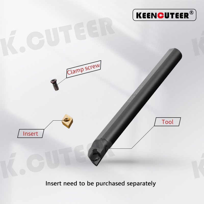 S08K-SDXCR07 S16Q-SDXCR07 Internal Turning Tool Holder DCMT/DCGT Carbide Inserts Lathe Bar 