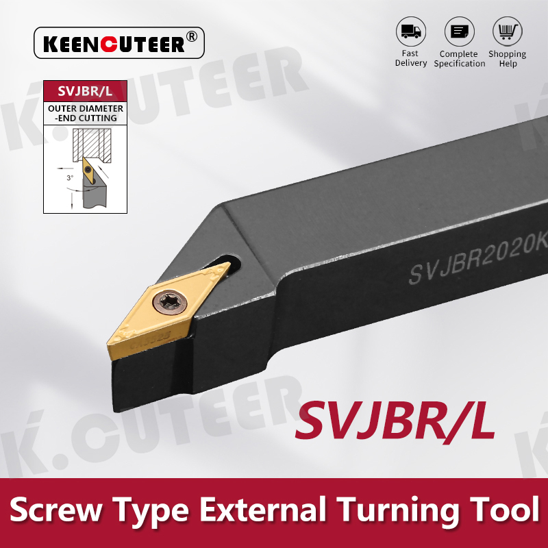 Screw External Turning Tool Holder VBMT16 Carbide Inserts Lathe Bar Cutting Tools
