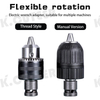 Drill Chuck Metal Heavy Duty Thread Quick Change Adapter Self Tighten 