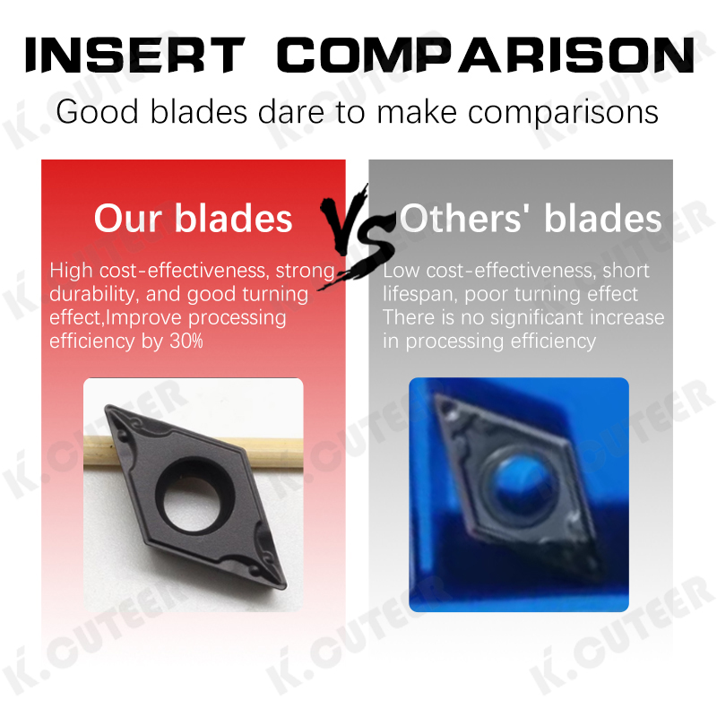 Dcmt07 Carbide Insert Diamond Dcmt CNC Blade Cutter Lathe for Sdjcr/L07