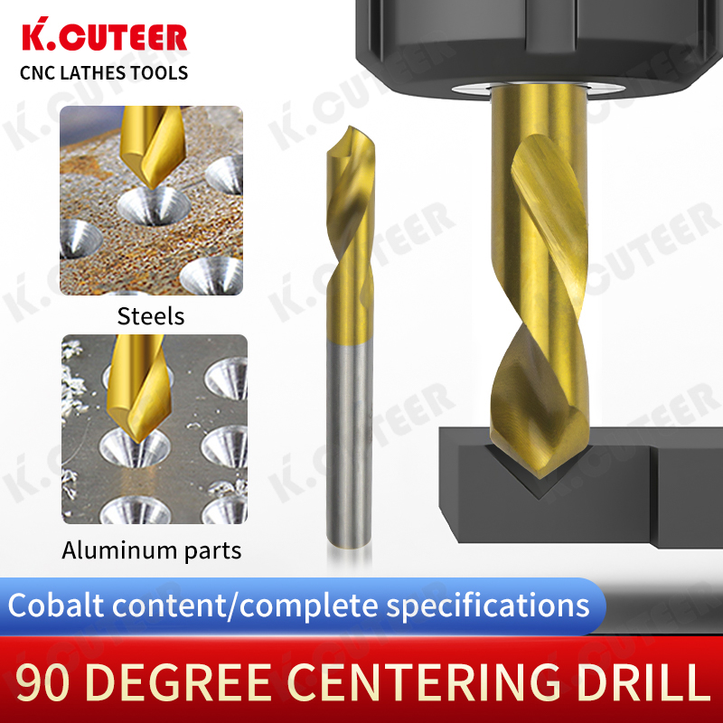 90 Degree Cobalt Coated High-Speed Steel Drill Tool