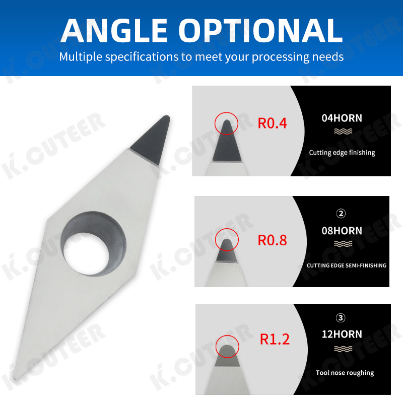 Diamond Blades Vcgt160408 Gemstone Blades, Cutting Blades, CNC Lathes