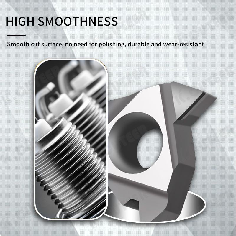 PCD Diamond Tools Carbide Inserts CNC Threading Inserts Indexable Lathe Tools