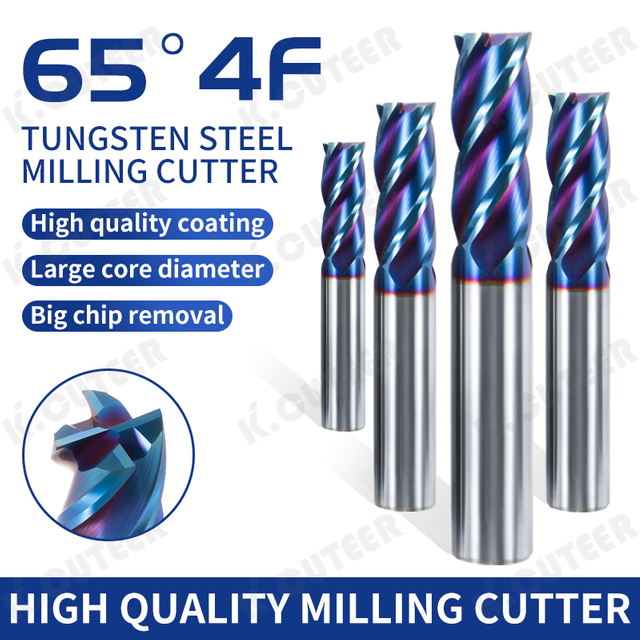 Durable Tungsten Cobalt Alloy End Mill for Metalworking