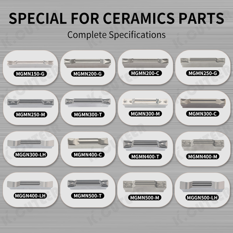 CNC ceramic groove cutting and breaking blade for groove lathe processing