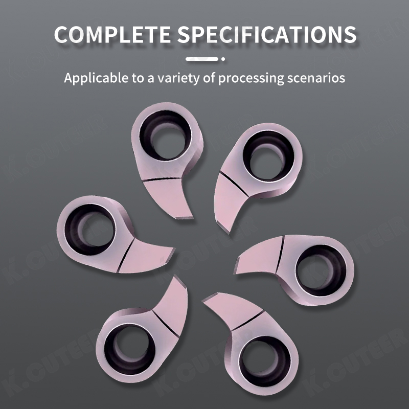 Precision CNC Comma Groove Insert for High-Quality Machining