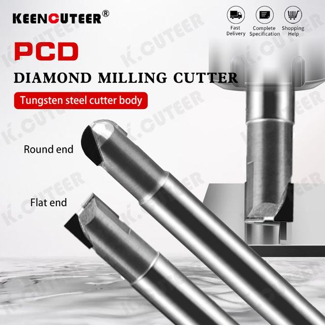 Premium PCD Diamond Milling Cutter for CNC Machining