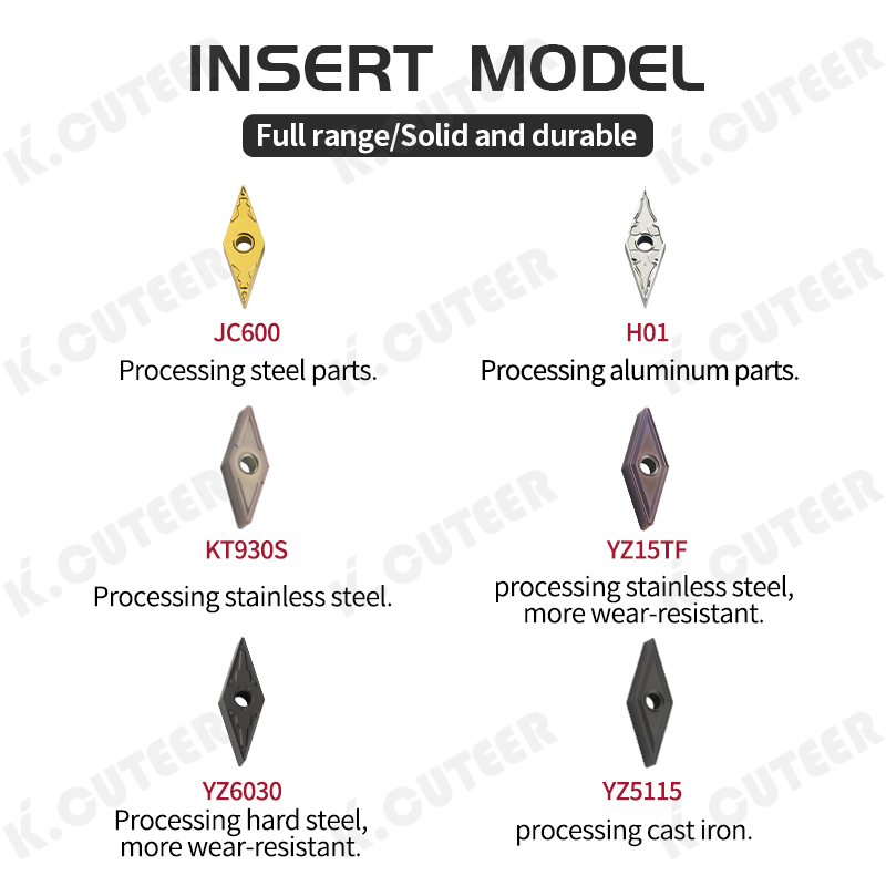 WVJNR Precision CNC External Tool Holder for 93-Degree Turning