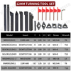 CNC Lathe Turning Tool Holder Boring Bar Sets with Hard Alloy Insert Wrench Kit for Turning Thread Grooving