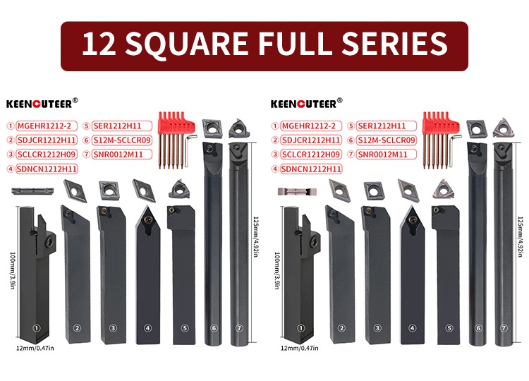 12Trurning Tool Bar Combination
