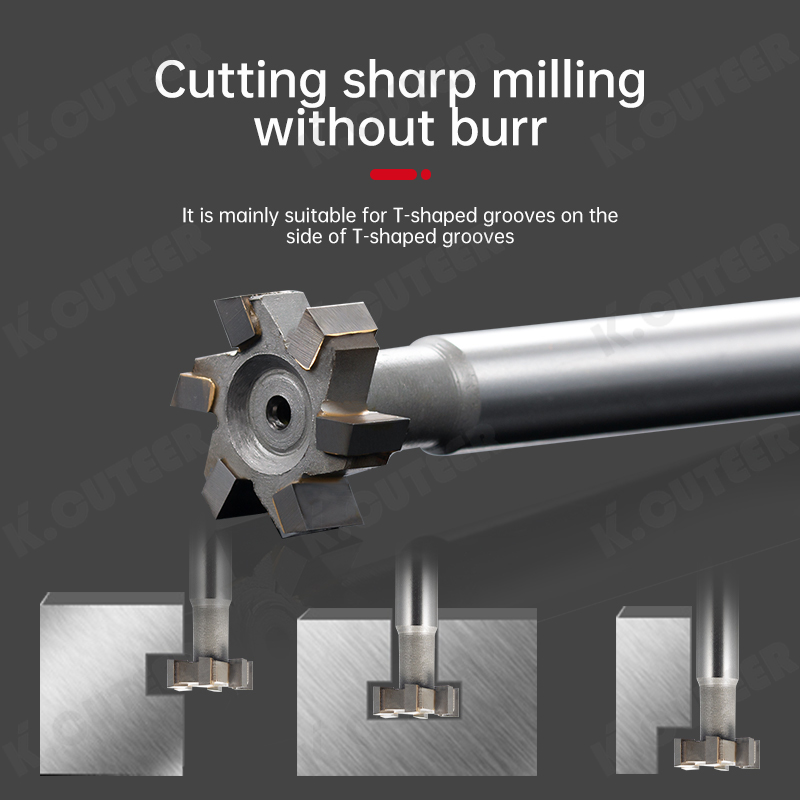 Versatile T Type Milling Cutter for CNC Machining Needs