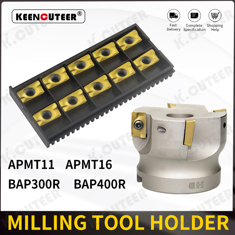 Efficient 300r/400r Series Milling Tool with Apmt16/11 Design
