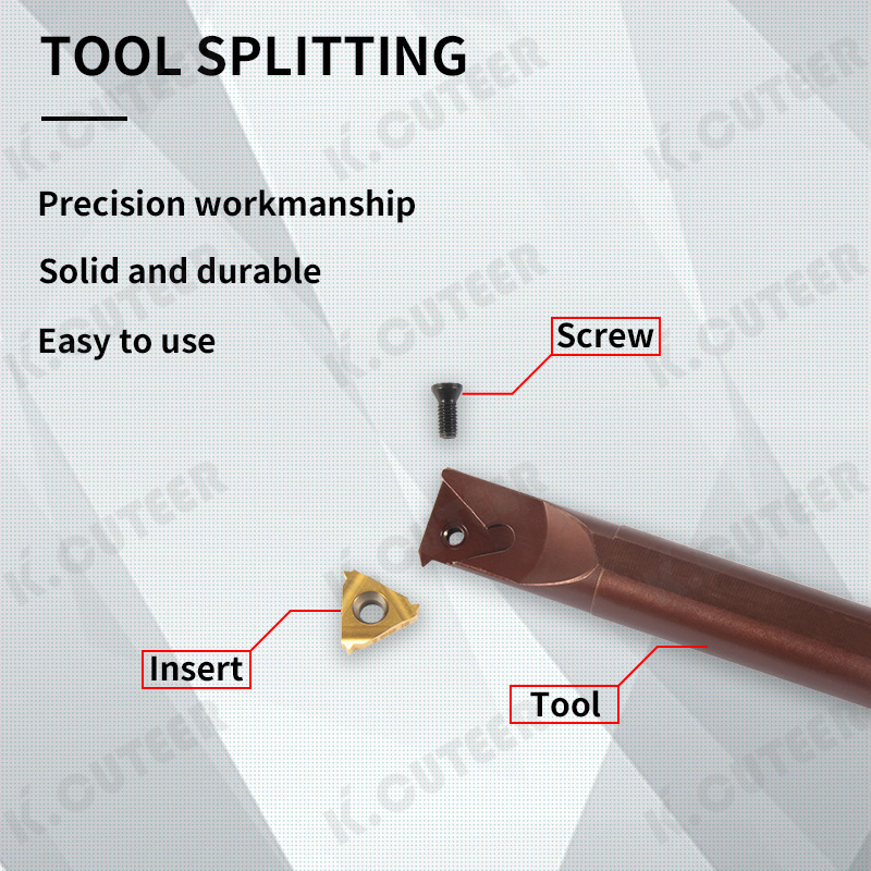 Versatile Threaded Tool Holder Crafted From Strong Spring Steel