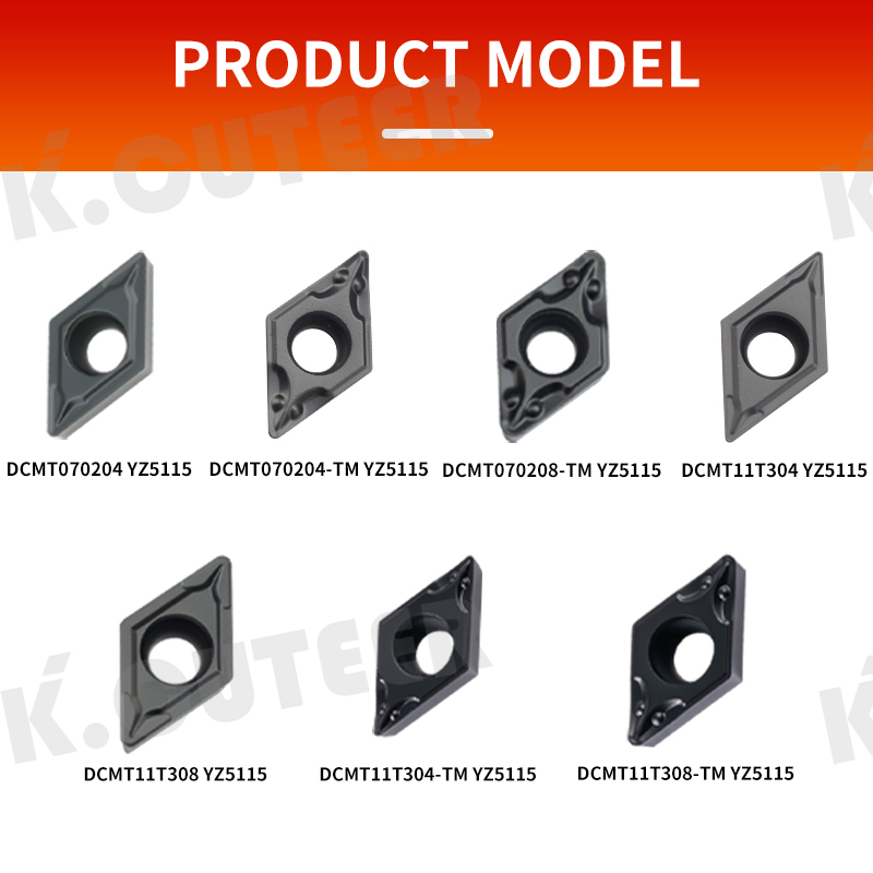 Dcmt07/11 Yz5115 Coated Carbide Blade for Cast Iron Machining