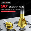 90-Degree Chamfer Drill Bit with Internal Chip Removal