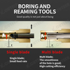 H7 H8 Straight Shank Reamer Tungsten Carbide High Precision