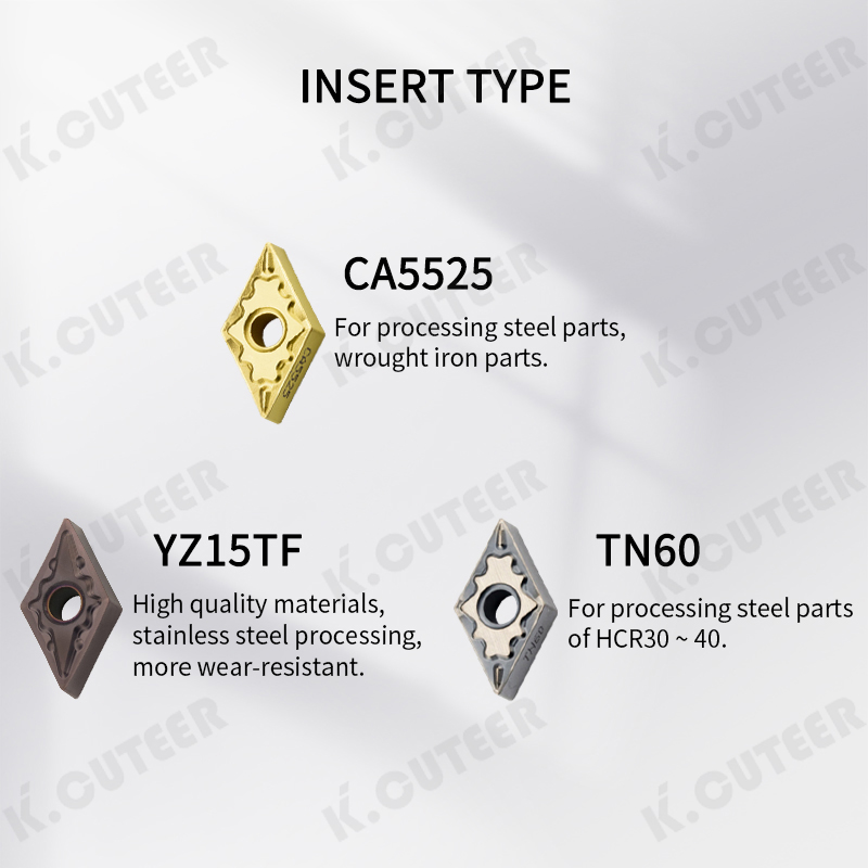 CNC Lathe Tool Holder Mdqnr/L 11 107-Degree CNC Lathe External Turning Tool