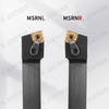 Msrnr External Turning Tool Holder with 75-Degree Chamfer Square External Turning Insert