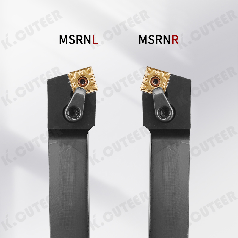 Msrnr External Turning Tool Holder with 75-Degree Chamfer Square External Turning Insert