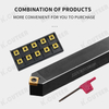 CNC Lathe 45° Tool Holder Ssdcn External Turning Tool
