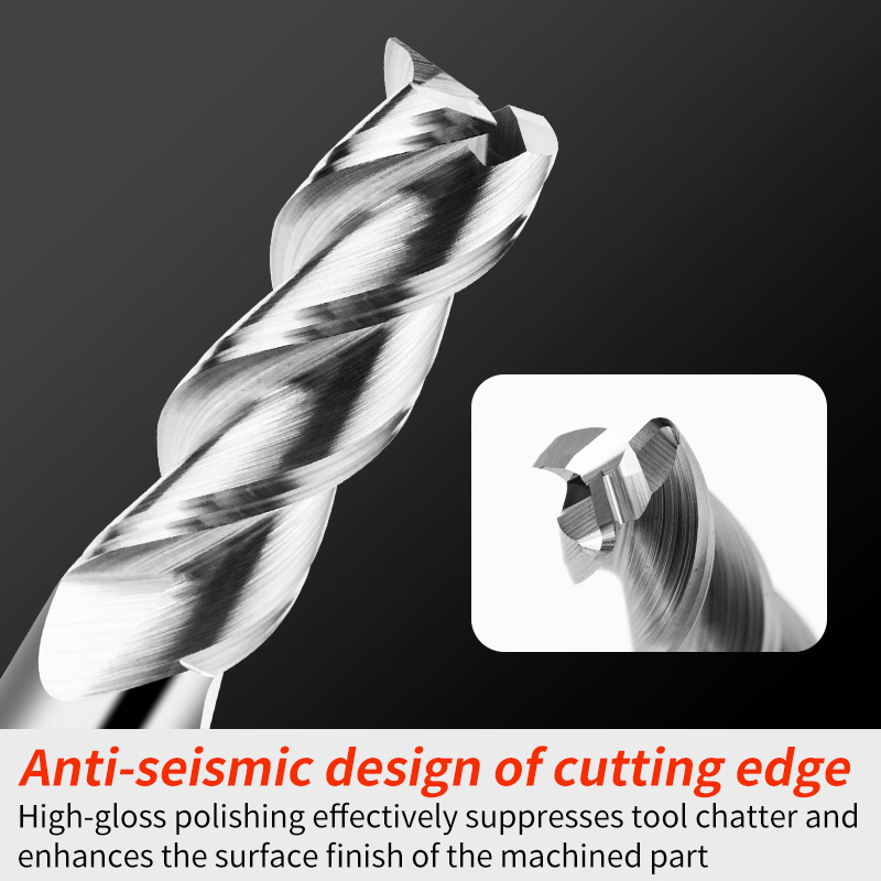 55-Degree Aluminum Tungsten Steel Milling Cutter CNC Machining Center Vertical Milling Cutter