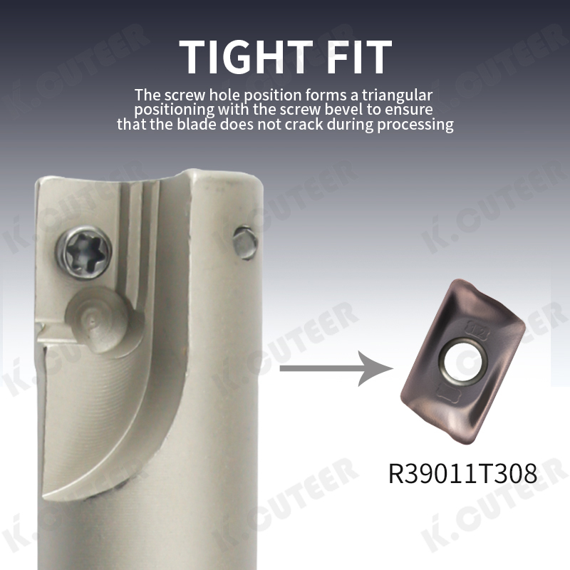 R390 Precision Anti-Vibration Vertical Milling Cutter for Enhanced Performance