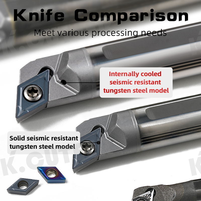  Internal Cooling Turning Tool Tungsten Steel Screw Boring Bar CNC Carbide Blade Lathe Tool