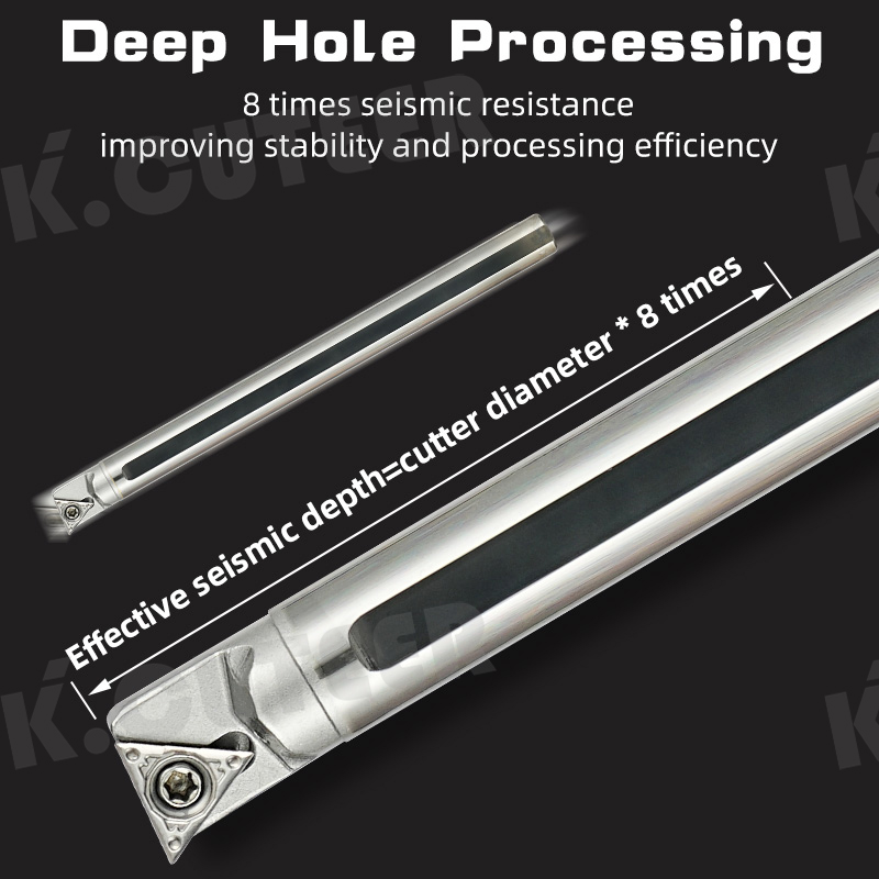 STFCR/STUCR/STUPR Internal Cooling Tungsten Steel Cutter Bar Internal Hole Turning Tool 