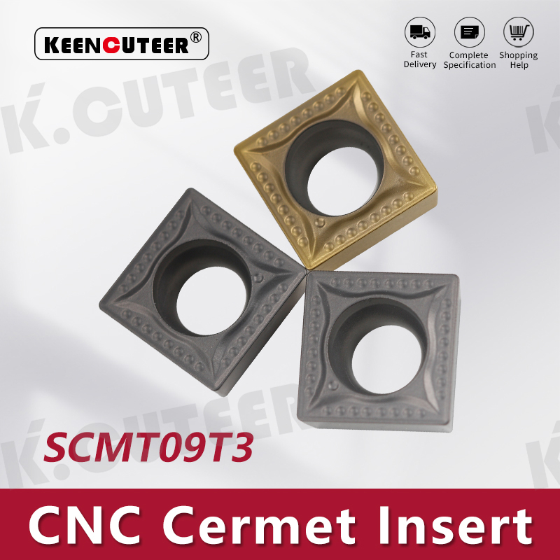 SCMT09T3 Carbide Insert for Cermet SSBCR/L External Turning Tool