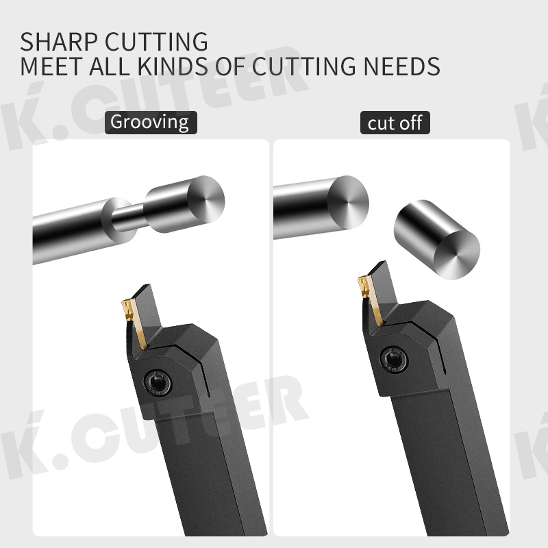 Carbide Insert lengthen MGEHR Straight Shank External Tool Holder Lathe Bar