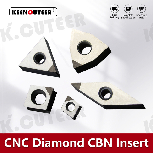 CBN Diamond lathe cutter Single face CNC blade insert Boron Nitride
