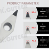 Diamond PCD extrusion blade special PCD CNC tool grain for automobile hub extrusion