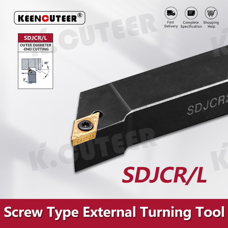 SDJCR Screw Type Cylindrical Turning Tool