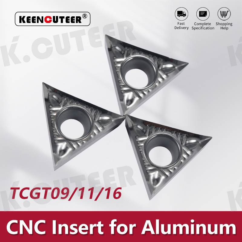 TCGT Carbide Insert for Aluminum STUCR/L External Turning Tool 