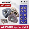 U drill FN ACZ330 Carbide WCMX turning insert CNC cutting tool WCMT