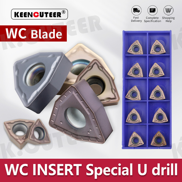 U drill FN ACZ330 Carbide WCMX turning insert CNC cutting tool WCMT
