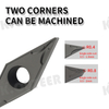 Carbide Insert for MVJNR MVVNN External Turning Tool VBMT Cutter CNC Lathe