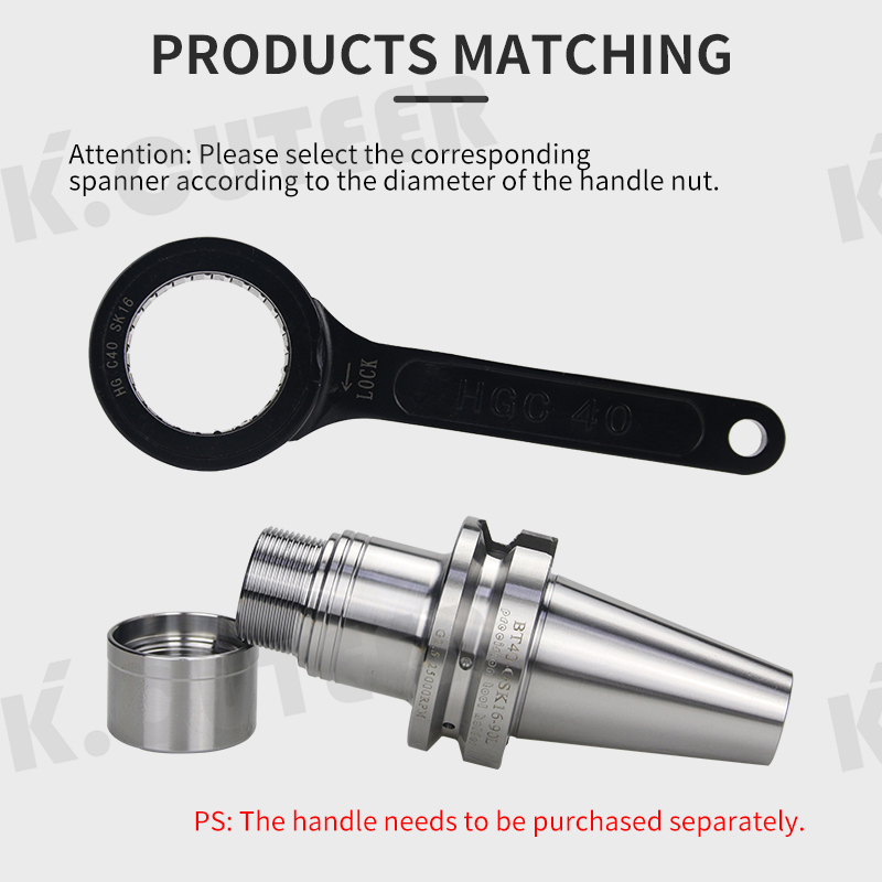 Chuck Wrench Bearing Wrench CNC Lathe Tool Holder GSK/GER Milling Cutter Shank Nut Wrench