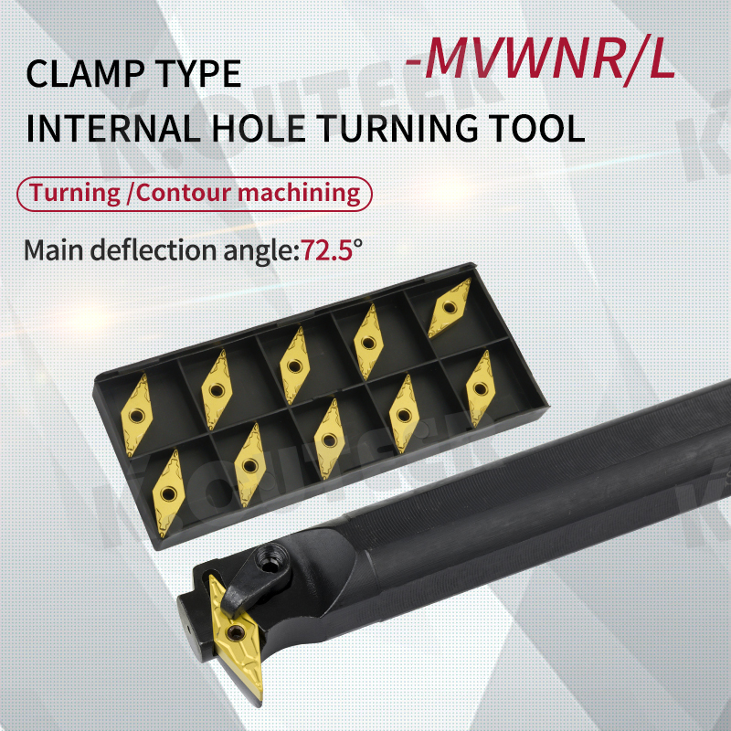  Internal Turning Tool Holder VNMG Carbide Inserts Lathe Bar CNC Cutting Tools