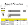 91 Degree External CNC Turning Tool Holder CCMT Carbide Inserts Lathe Accessorie
