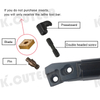 S20R-MSKNR12 S25S-MSKNR12 S32T-MSKNL12 Internal Turning Tool Holder SNMG12 Carbide Inserts